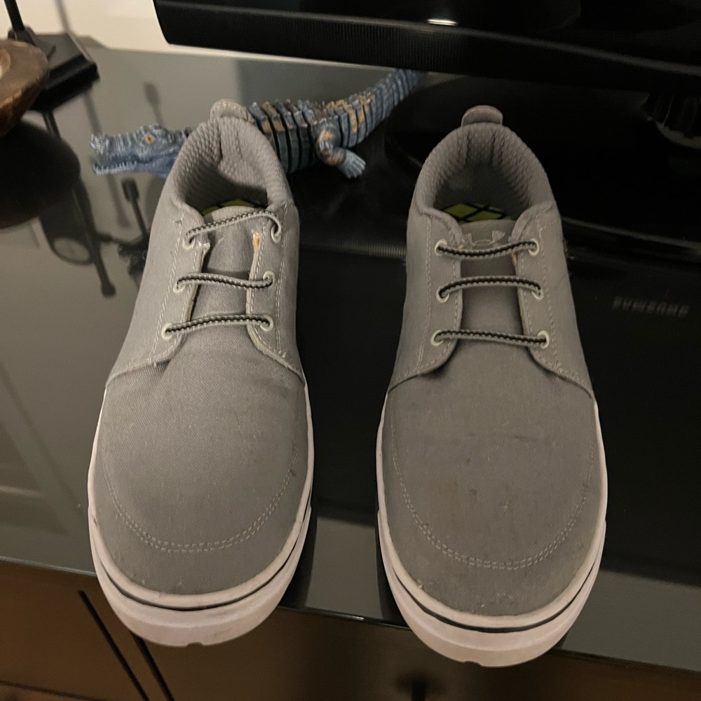 Under Armour Gray and Green Sneakers
